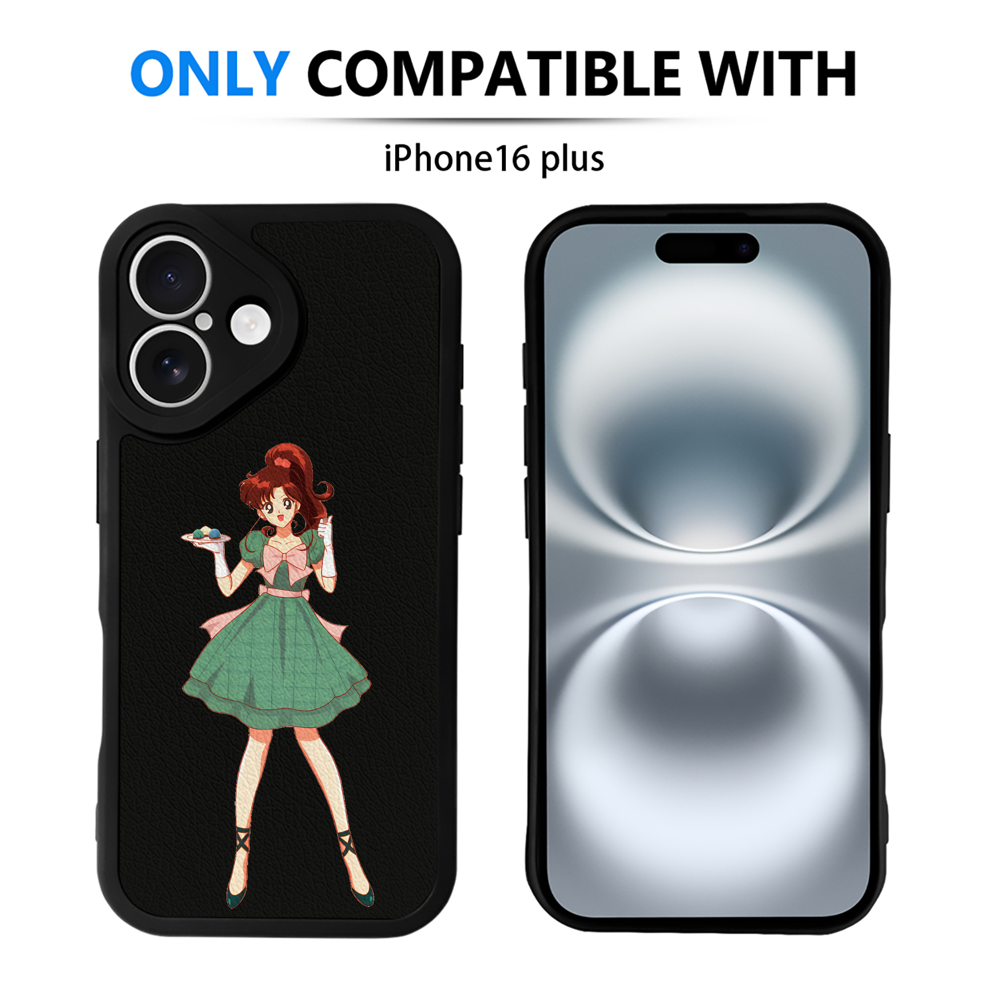 （画像用） 美少女戦士セーラームーン 木野 まこと きの まこと Sailor Moon Kino Makoto （セーラージュピター；Sailor Jupiter） 【iPhone 16シリーズ対応】シリコンスマホケース（レザー調） 材質：シリコン